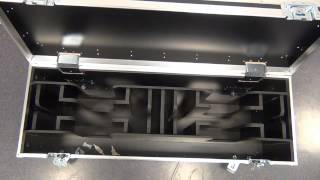 Capro Flightcase, SSAN Stativkasse 1185x400x400