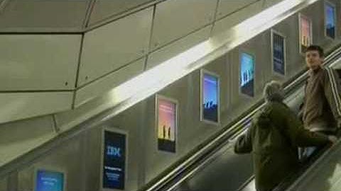 IBM Digital Escalator Panels
