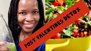 Post valentines detox 》weightloss journey update | celery juice | salad