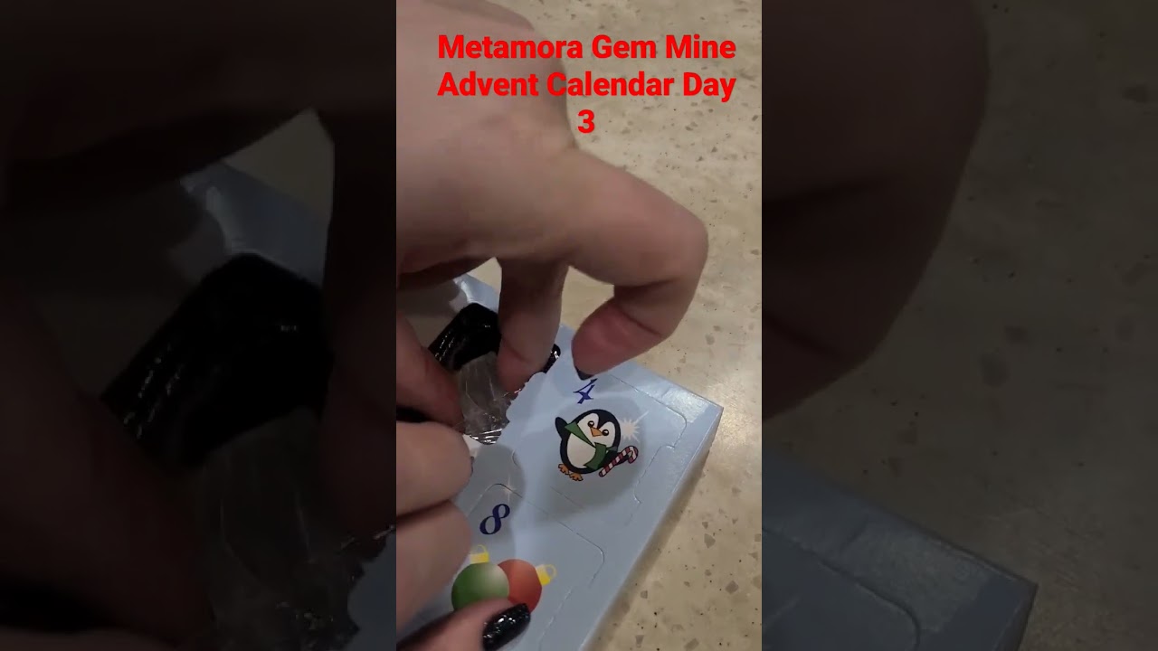 Metamora Gem Mine Advent Calendar Day 3. 