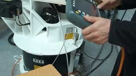 Mastering KR150 robot with EMT tool on KRC1