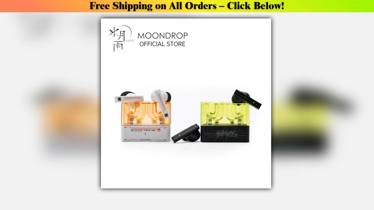 MOONDROP Space Travel 2 earphone HiFi NoiseCanceling TWS wiress Bluetooth 60 ANC Lowlatency Game Mo