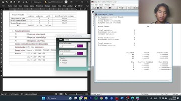 pengaplikasian linear programming pada software LINGO dan POM-QM