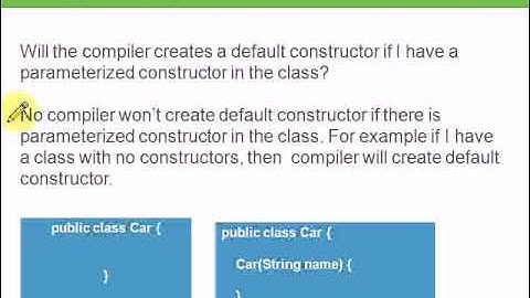 When java compiler creates default constructor or no argument constructor?