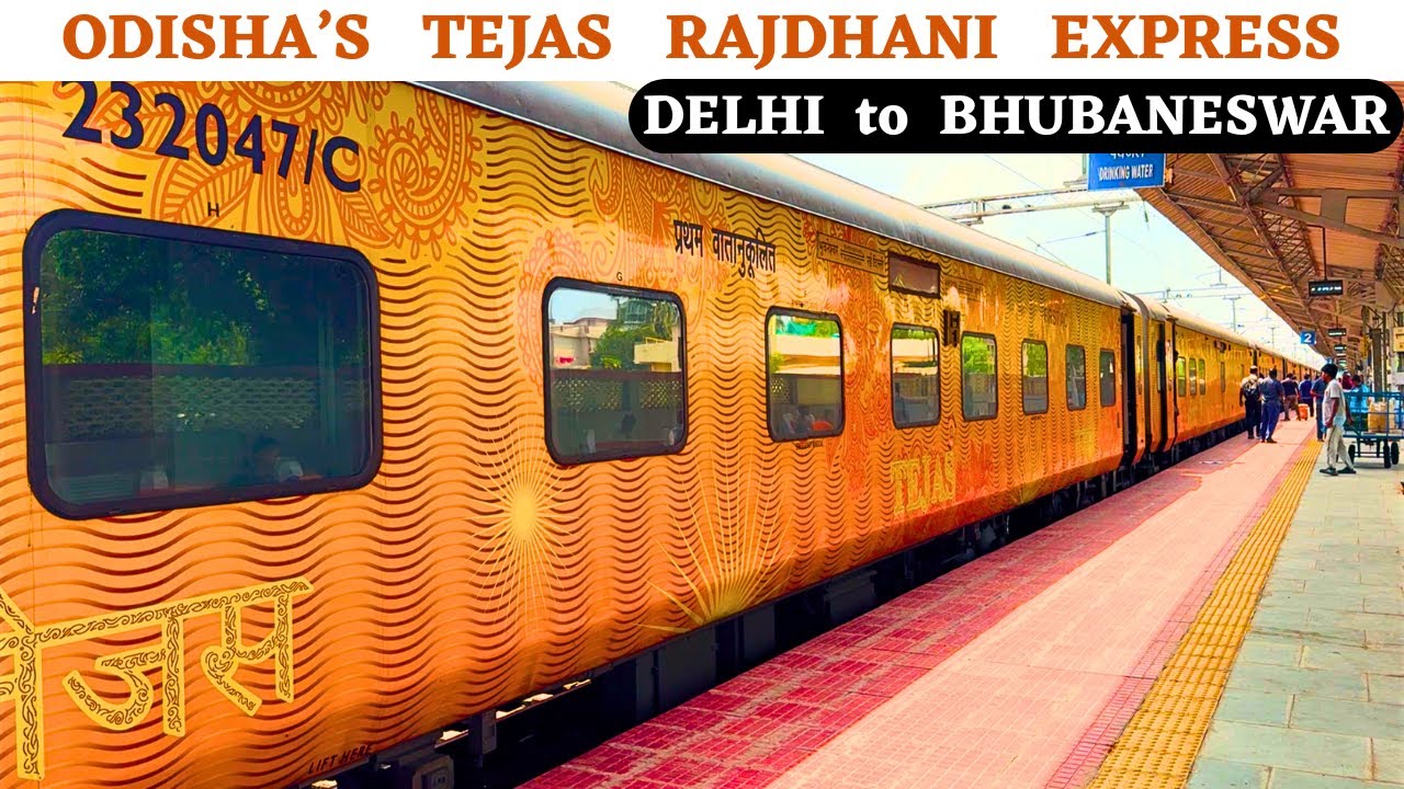 Delhi to Bhubaneswar Rajdhani Express via Tatanagar Full Journey