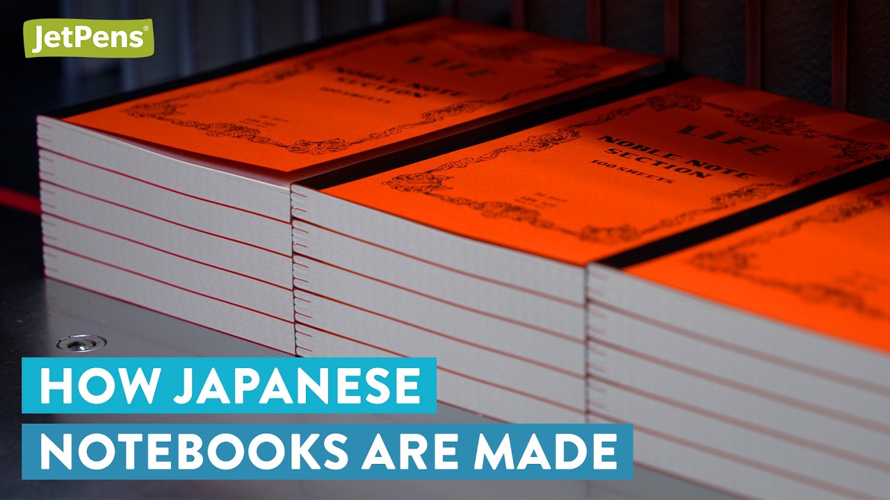 The Art of Making Japanese Notebooks | LIFE Notebook Factory Tour ✨📓