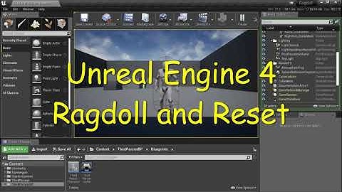 UE4 - Ragdoll and Reset