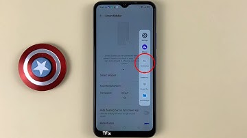 How to use the smart sidebar to take phone screenshots on Realme C15 Android 11