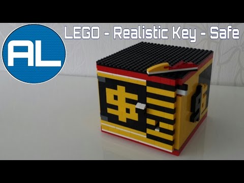 LEGO - Safe [REALISTIC KEY MECHANISM] with Tutorial