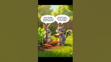 **“Lazy Cat & Funny Rabbit | The Lost Carrot Adventure 🥕 | 3D Funny Cartoon Story”