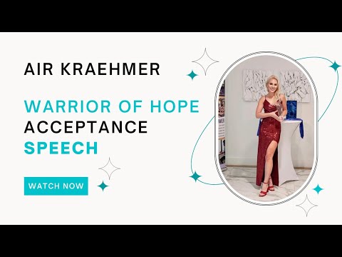 Warrior of Hope Miami Womens Award Event Elite Gala - Air Kraehmer