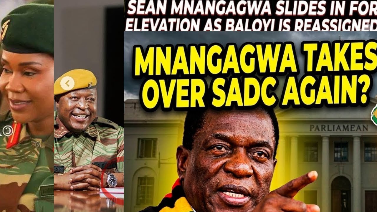 WATCH LIVE: Zimbabwe’s Security Shake-Up! Sean Mnangagwa Rising as Minnie Baloyi Exits. Plus: ED’s S