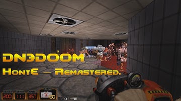 DN3DOOM HontE - Remastered Прохождение со Всеми Секретами.|Duke Nukem 3D in Doom 2|