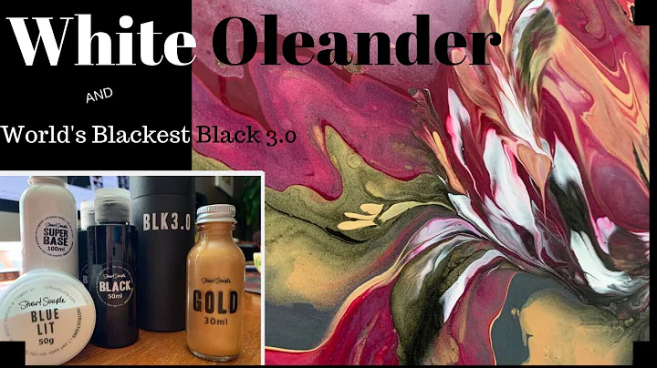 * MUST SEE BEAUTY * ~ "White Oleander" ~ Fluid Acr...