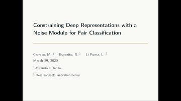 Constraining Deep Representations with a Noise Module for Fair Classification