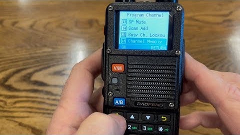 Manually Programing a Repeater into the Baofeng BTECH BF F8HP Pro Ham Radio