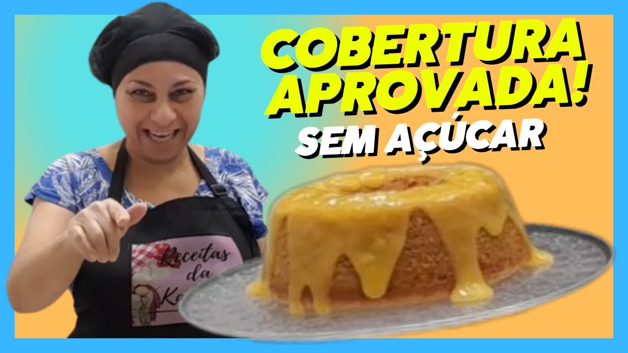 BOLO DE LARANJA DIET MUITO FOFINHO COM COBERTURA DELICIOSA