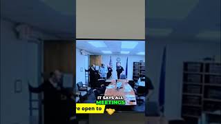 Lawyer DEMANDS Recording Stop, Cites Statute to Expose Secret Meeting! #shorts