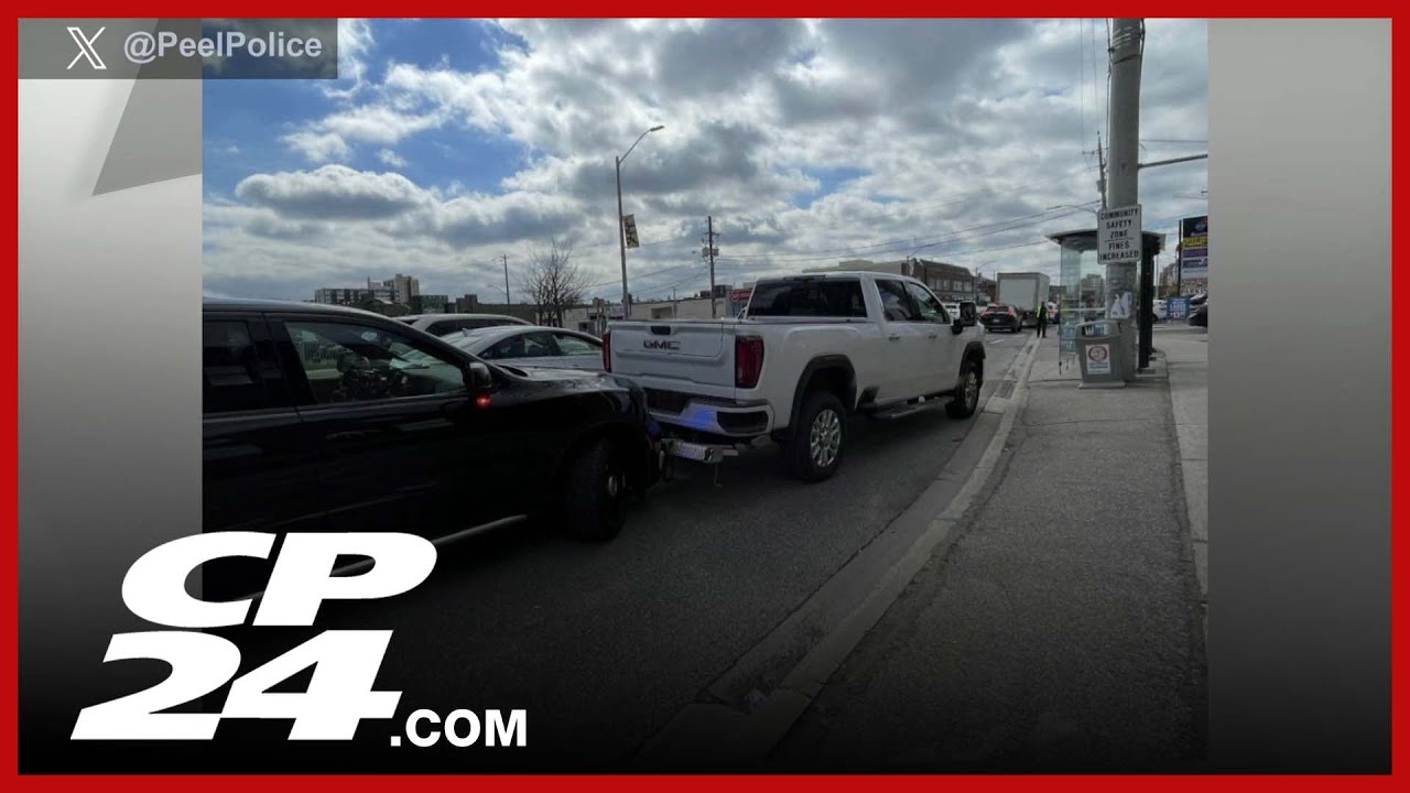Tow truck driver charged for going 100 km/h over speed limit - YouTube