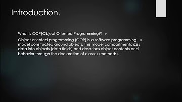 1- Introduction to OOP-أساسيات البرمجة الكائنية بالجافا