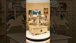 Wanna Add A Little Whimsy? Build Your Own Little Carousel Decor! DIY w/AlgoLaser