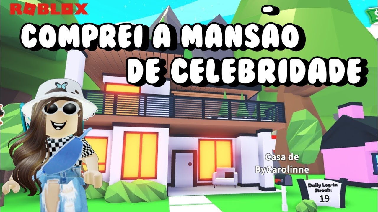 Comprei A Mansao De Celebridade E Ganhei Um Carrao Adopt Me Youtube - comprei a mansao no adopt me roblox adopt me