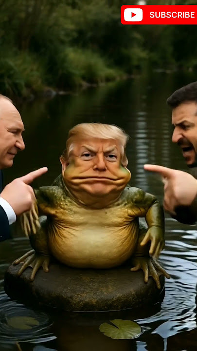 'Putin Vs Zelensky Vs Trump FrogFunniest Political Satire'  #shorts #usa #russia