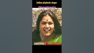 Thumbnail of usha uthup transformation 1947-2022#transformationvideo #youtubeshorts #shorts #ushauthup