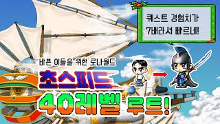 로나월드 2시간(조금 넘음)만에 40레벨 찍기! 바쁜 분들도 해 볼만 하다!