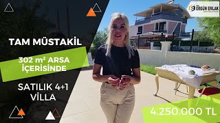 Di̇di̇m Akbük Te Müstaki̇l 302M² Arsa İçi̇nde Deni̇z Manzarali Satilik 41 Vi̇lla