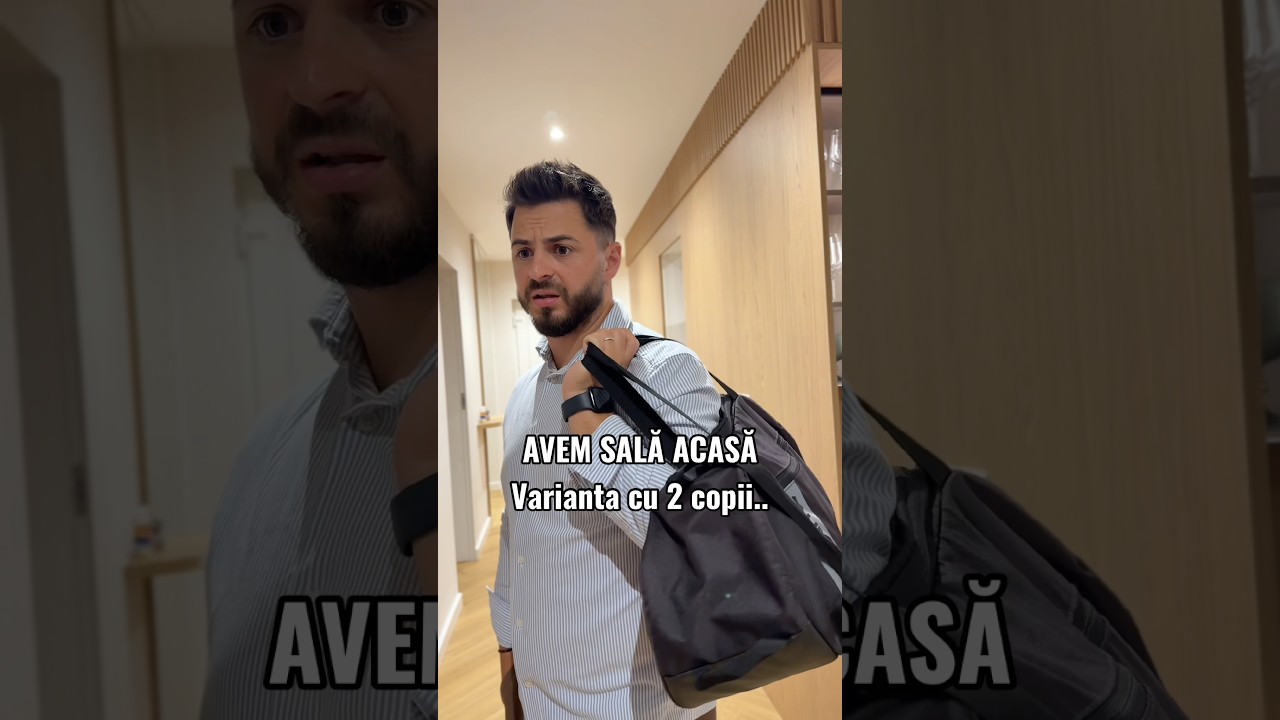 Copilul nu mă lasă la sală 😱 avem sală acasă 😂