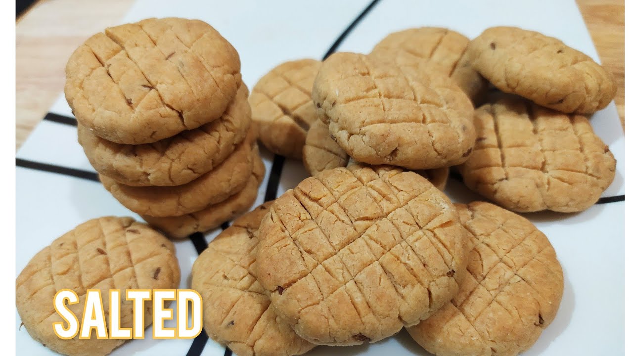 Healthy Cookies Whole Wheat Jeera Biscuits /Cumin Cookies No Baking