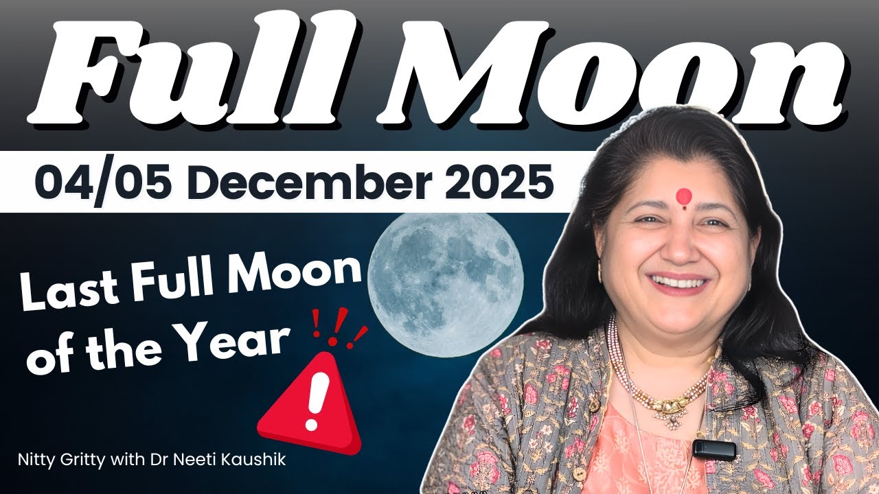 LAST FULL MOON OF THE YEAR  POWERFUL RITUAL