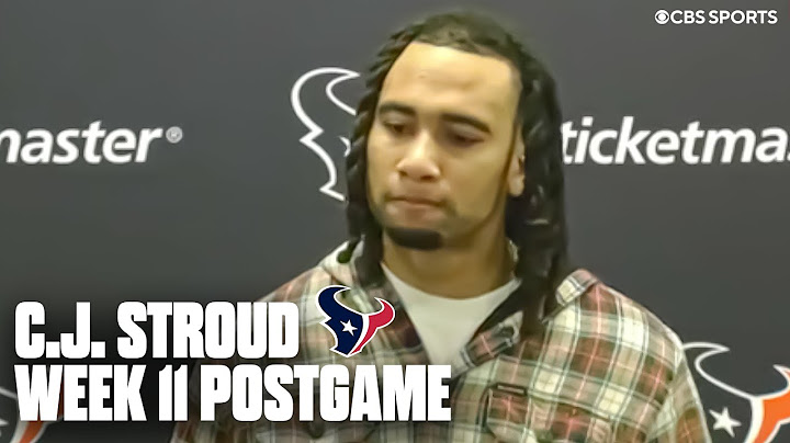 C.J. Stroud talks about the Texans' rebound win after MNF win over Cowboys | Press Conference