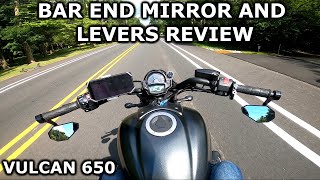 Best Bar End Mirrors and Levers Review for Motorcycle Vulcan 650 Fenrir Mirrors and CXEPI Levers