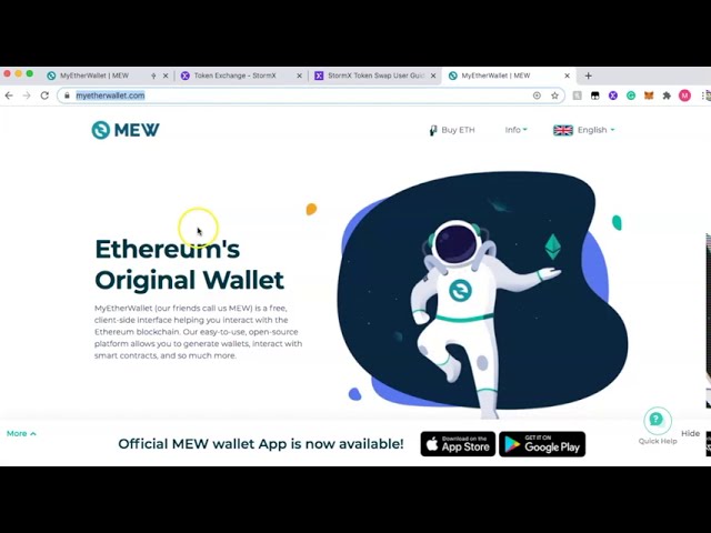 Swap Stormx Stmx Token Using Myetherwallet Youtube Swap Stormx Stmx Token Using Myetherwallet Youtube