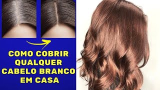 COMO COBRIR QUALQUER CABELO BRANCO / Segredo de Salão!