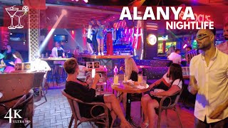 【4K🇹🇷】Alanya 2023 gece hayatı barlar sokağı 2.0