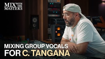 Jaycen Joshua mixing group vocals for C. Tangana ｜ Sneak Peek