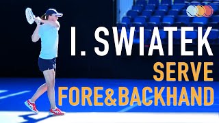 Iga Swiatek - Practice Court Level View 2021 240Fps