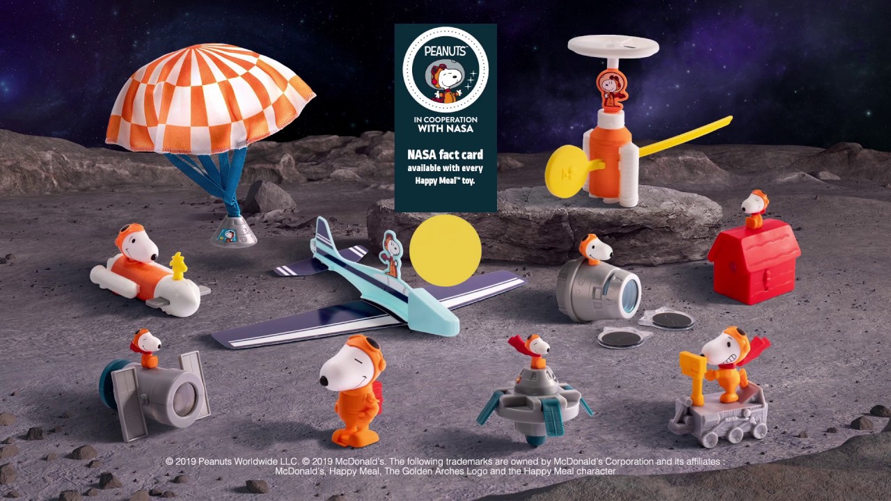 happy meal snoopy nasa