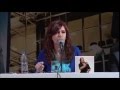 Cristina Fernández de Kirchner desde Berazategui en Cadena Nacional