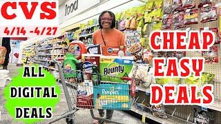 CVS Easy & Cheap Deals 4/14-4/27 | All Digital Couponing to save on Food & Household Items by Hey I’m Dee 2,282 views 3 weeks ago 15 minutes