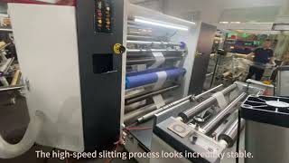 400m/min slitting machine😲😲 RZFQ-1300L