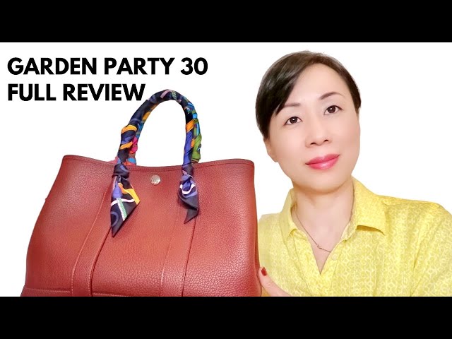 My Hermès Garden Party 30 - Review, Wear/Tear, Ways to Wear, What Fits in  my bag 