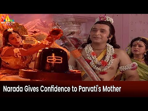 Narada Gives Confidence to Parvati's Mother | Episode 58 | Om Namah Shivaya Telugu Serial - SRIBALAJIMOVIES