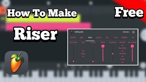 How To Make Riser | FL STUDIO MOBILE Tutorial