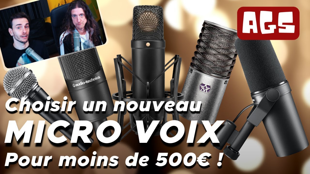 Choisir un micro studio pour le chant à moins de 500€ 