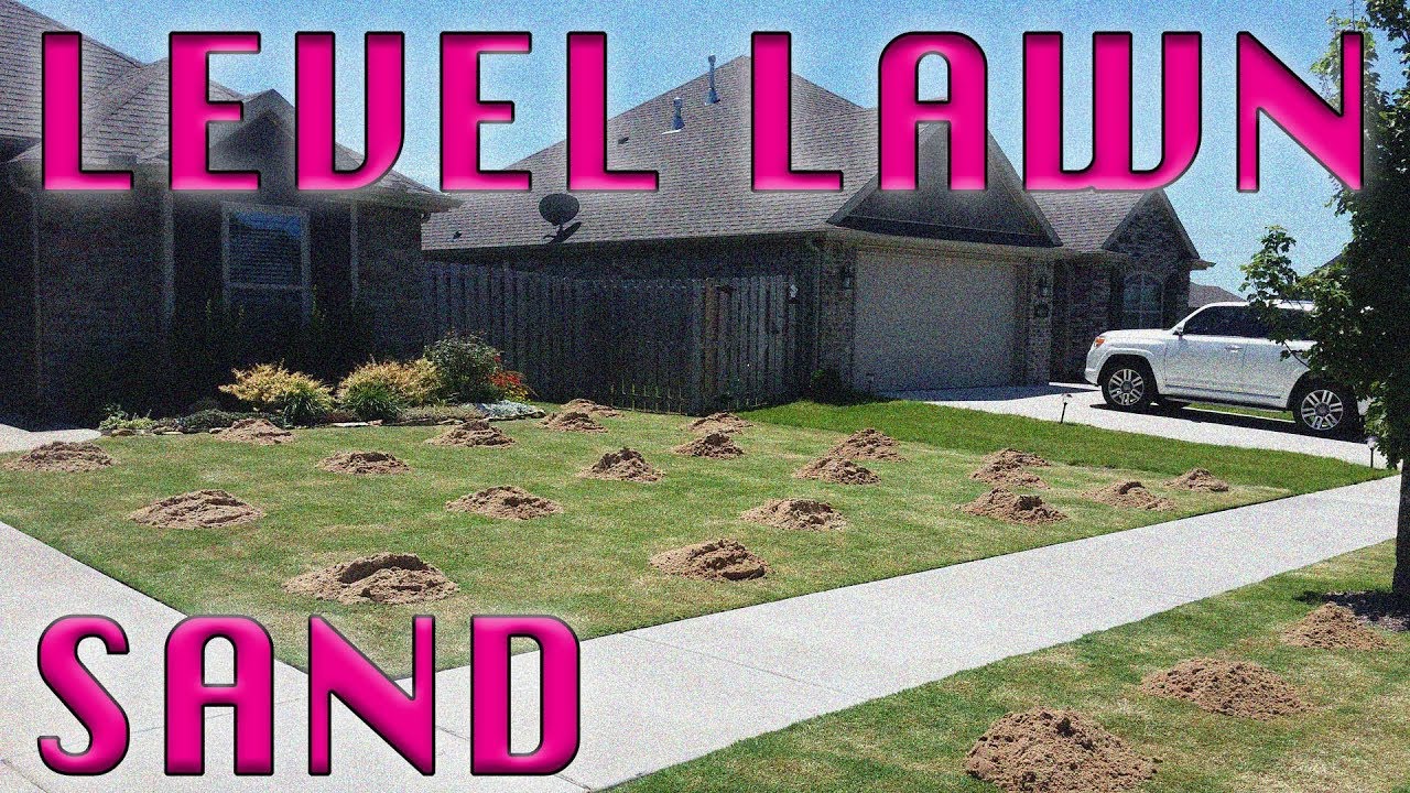 How To Topdress & Level Lawn YouTube
