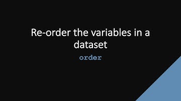 SDAS Stata TechTok - order